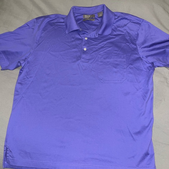 5/$25!! Daniel Cremieux Purple Polo Shirt.  Mercerized Cotton. NWT - Picture 2 of 3